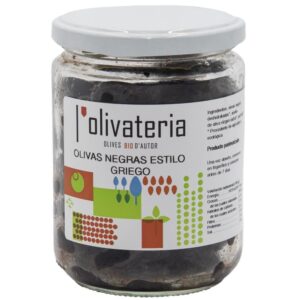 ACEITUNAS NEGRAS ESTILO GRIEGO 225gr.